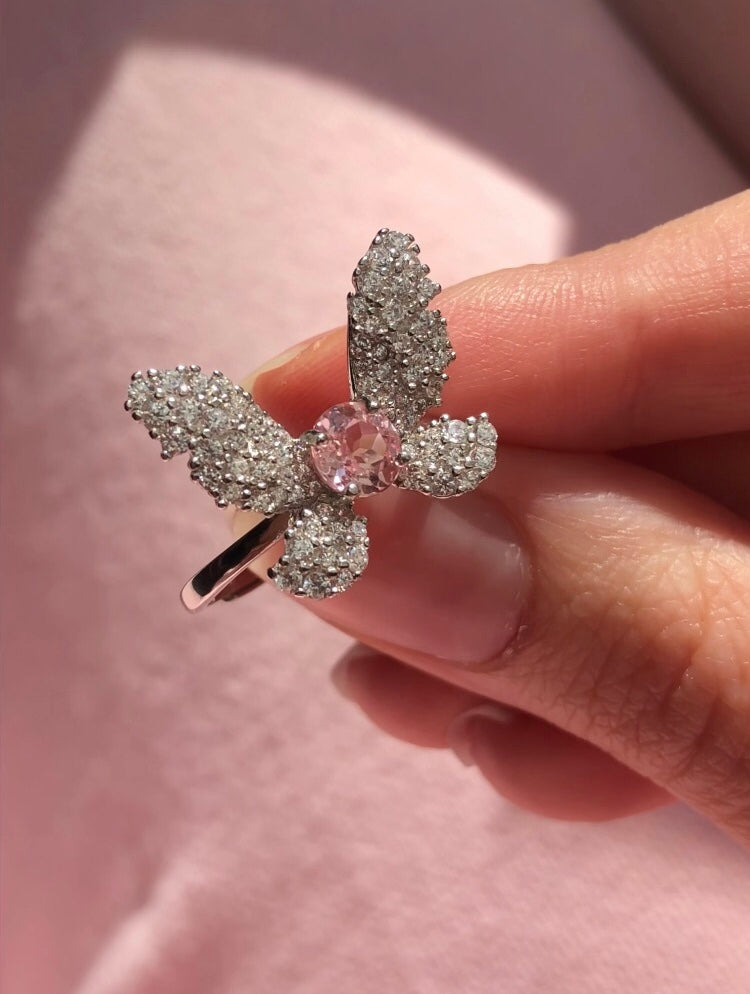 SHIPPING FOR: Pink Topaz Butterfly Companions